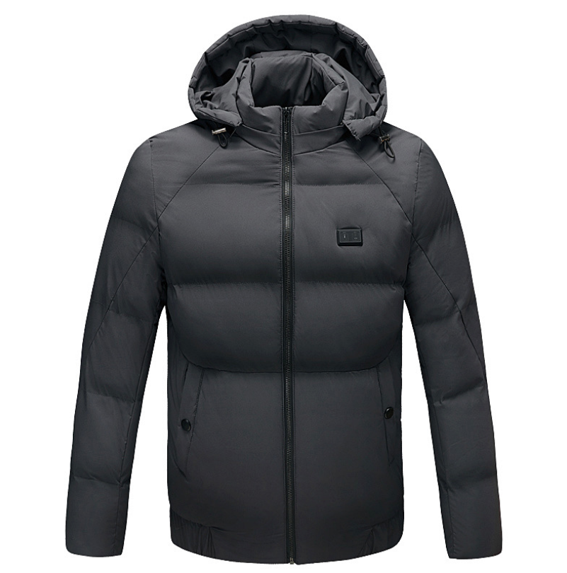 Men's Heated Hoodie Jacket with Carbon Fiber USB